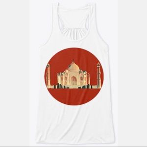 Casual tank top featuring - Taj Mahal